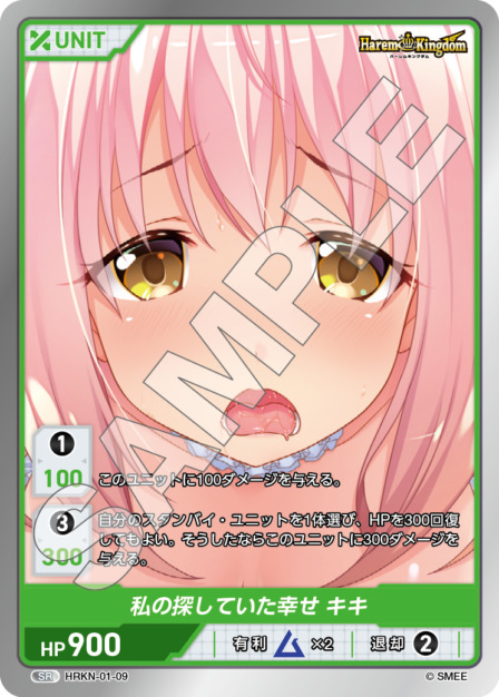 私の探してた幸せ キキ(HRKN-01-09) - Harem Kingdom レアリティ：SR DIVENE CROSS(ディヴァインクロス)