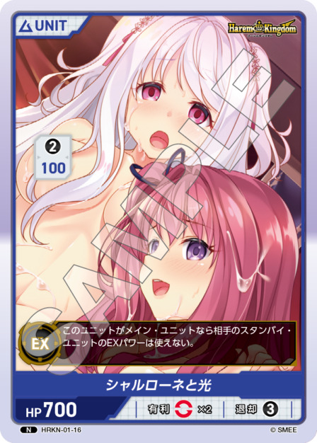 シャルローネと光(HRKN-01-16) - Harem Kingdom レアリティ：N DIVENE CROSS(ディヴァインクロス)